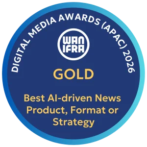 APAC Gold — Best AI-driven News Product, Format or Strategy (WAN-IFRA Digital Media Awards APAC 2026)